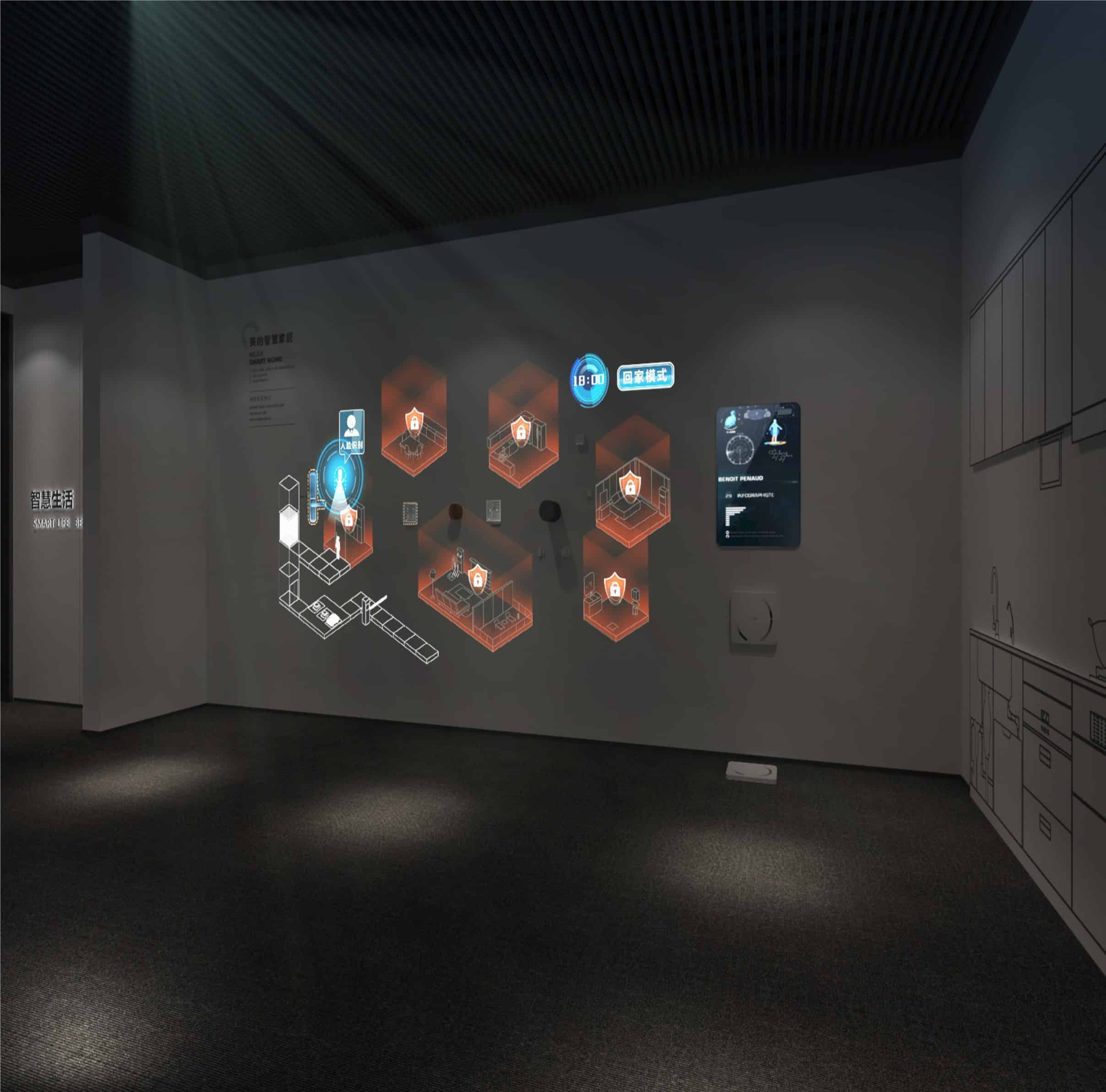 联发美的云玺台体验馆全屋智慧家居系统展示空间