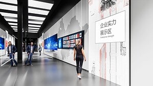 AAMI科技馆创新展示长廊效果图