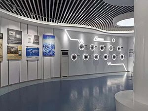 银河电力展厅电力科技信息墙